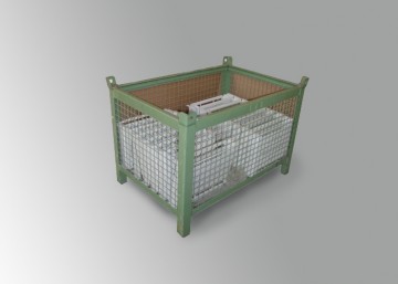 Cesta Contenitore in rete portata 800 Kg