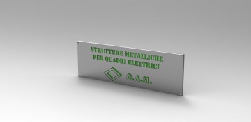 Targhette serigrafate e tagliate al laser personalizzabili