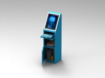 Totem touch screen porta tastiera