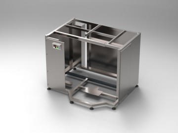 Telaio inox industriale per macchinari