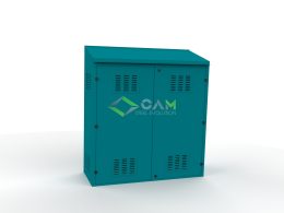 ARMADIO CONTENIMENTO INVERTER DA ESTERNO CON PANNELLO POSTERIORE PORTANTE
