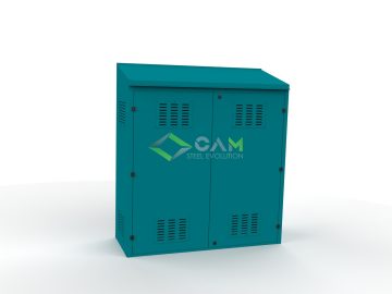 ARMADIO CONTENIMENTO INVERTER DA ESTERNO CON PANNELLO POSTERIORE PORTANTE