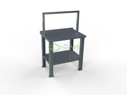 Banco da lavoro con supporto lampada