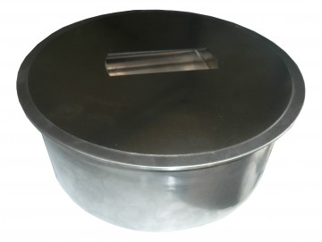 Coperchio INOX per pattumiere