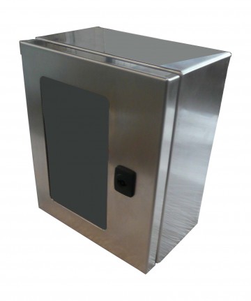 Cassetta Per Contatore In Acciaio Inox - Senza Scritte, Fondo Aperto, Dimensioni 60x40x25 Cm | Protezione Per Contatori Elettrici E Idrici