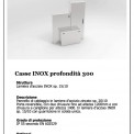 Cassa INOX ad anta singola Prof 300 1