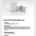 Cassa INOX ad anta singola Prof 400 1