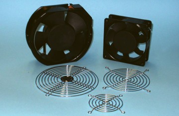 Ventilatori assiali e griglie metalliche